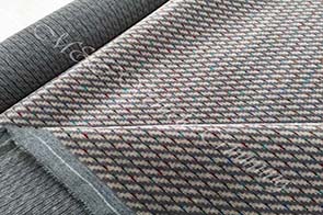 Automotive velour upholstery fabric